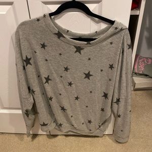 Grey star sweatshirt